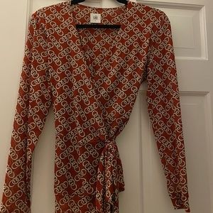 CAbi Ringleader Wrap Top